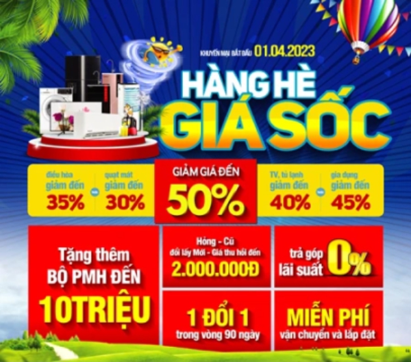 Hàng hè giá sốc