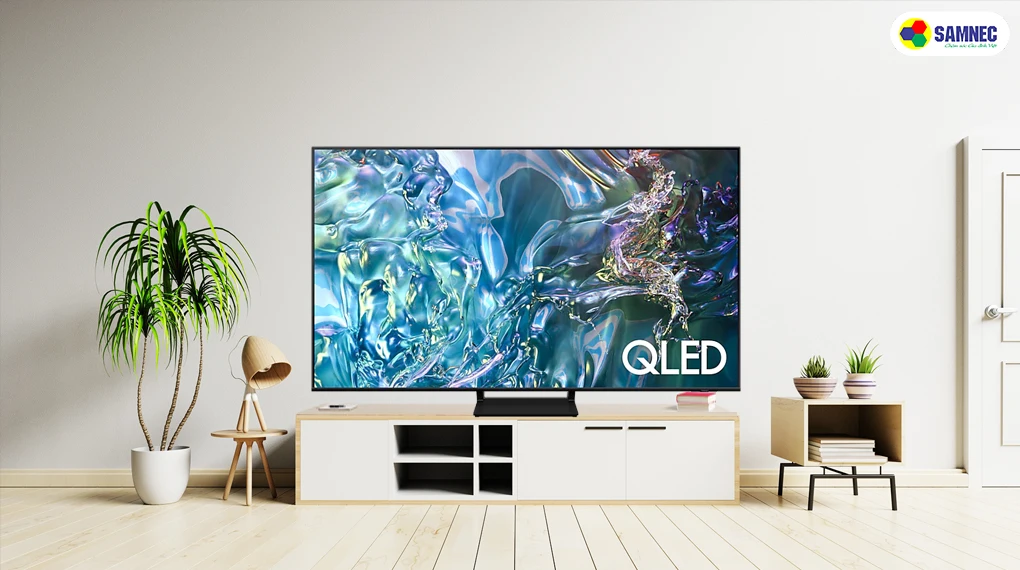 Smart Tivi Samsung 4K QA55Q60DAK- Thiết kế