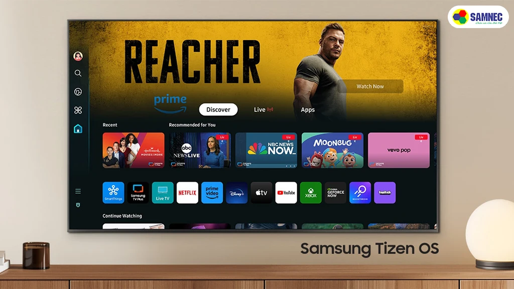 Smart Tivi Samsung 4K QA55Q60DAK- Hệ điều hành