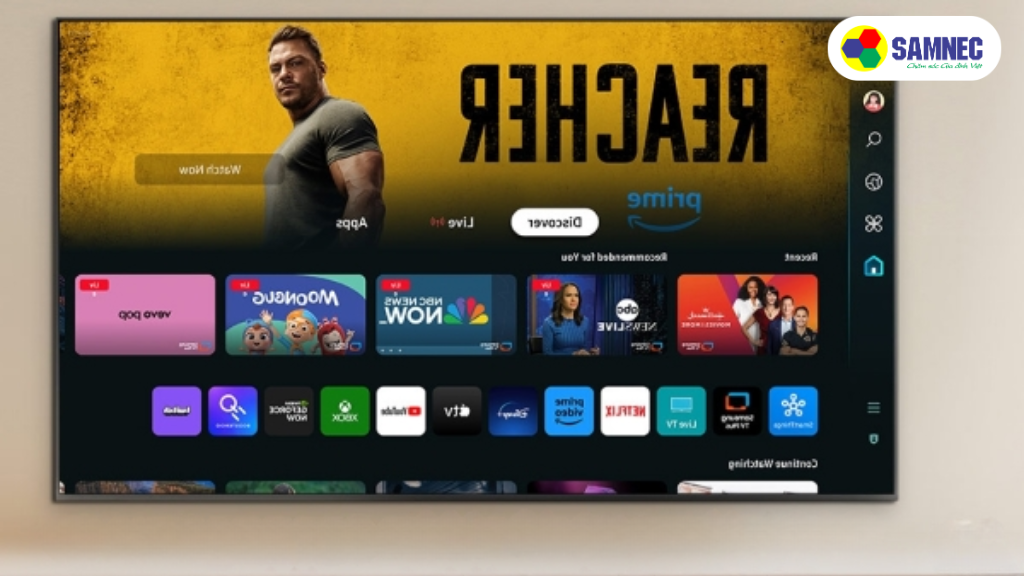 Smart Tivi UHD 4K 43 Inch Samsung UA43DU8000KXXV- Hệ điều hành